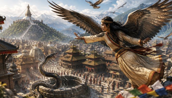 The Eagle's Daughter - Newar Folktale