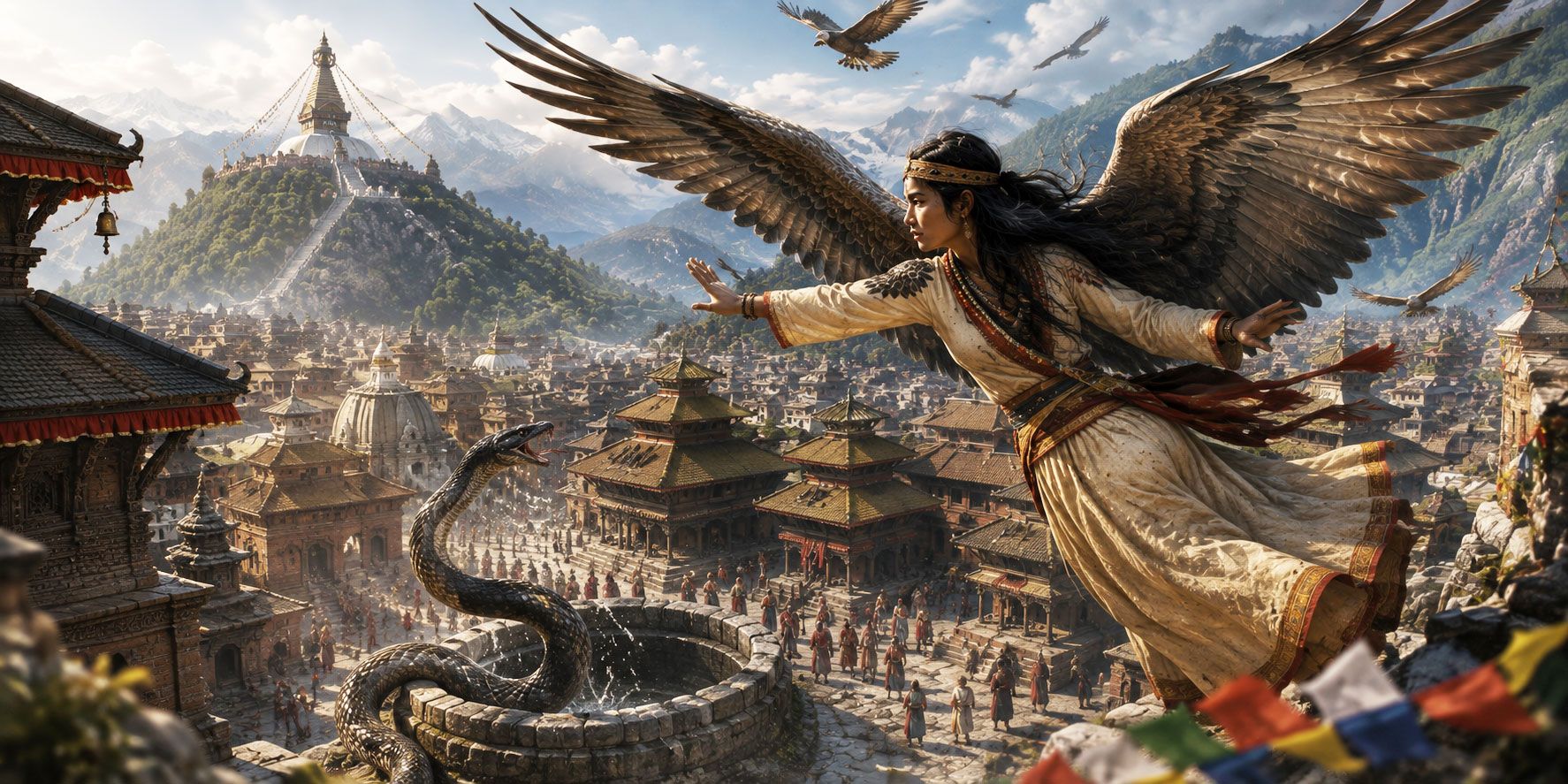 The Eagle's Daughter - Newar Folktale